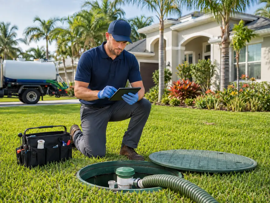 Septic system maintenance service in Tampa Florida